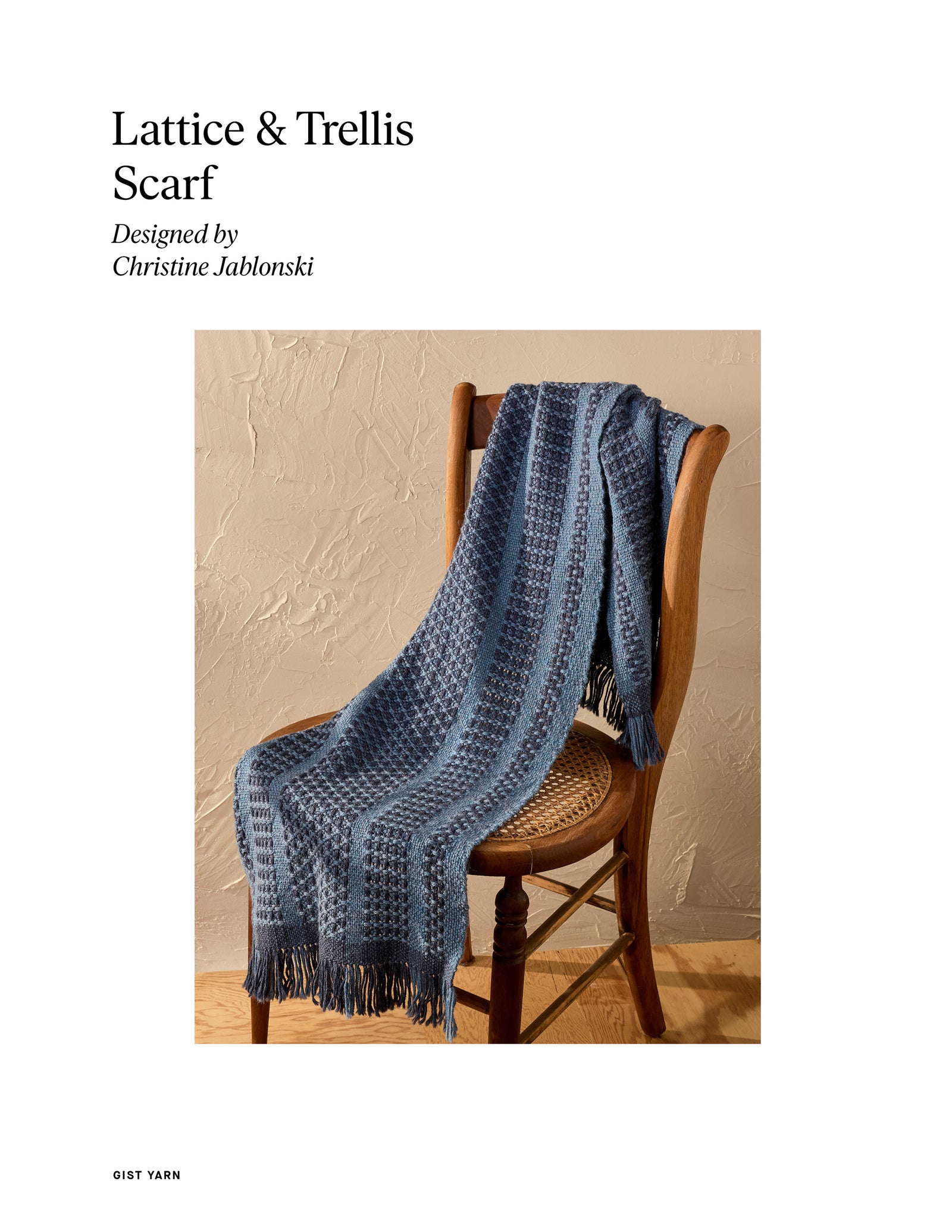 Lattice & Trellis Scarf