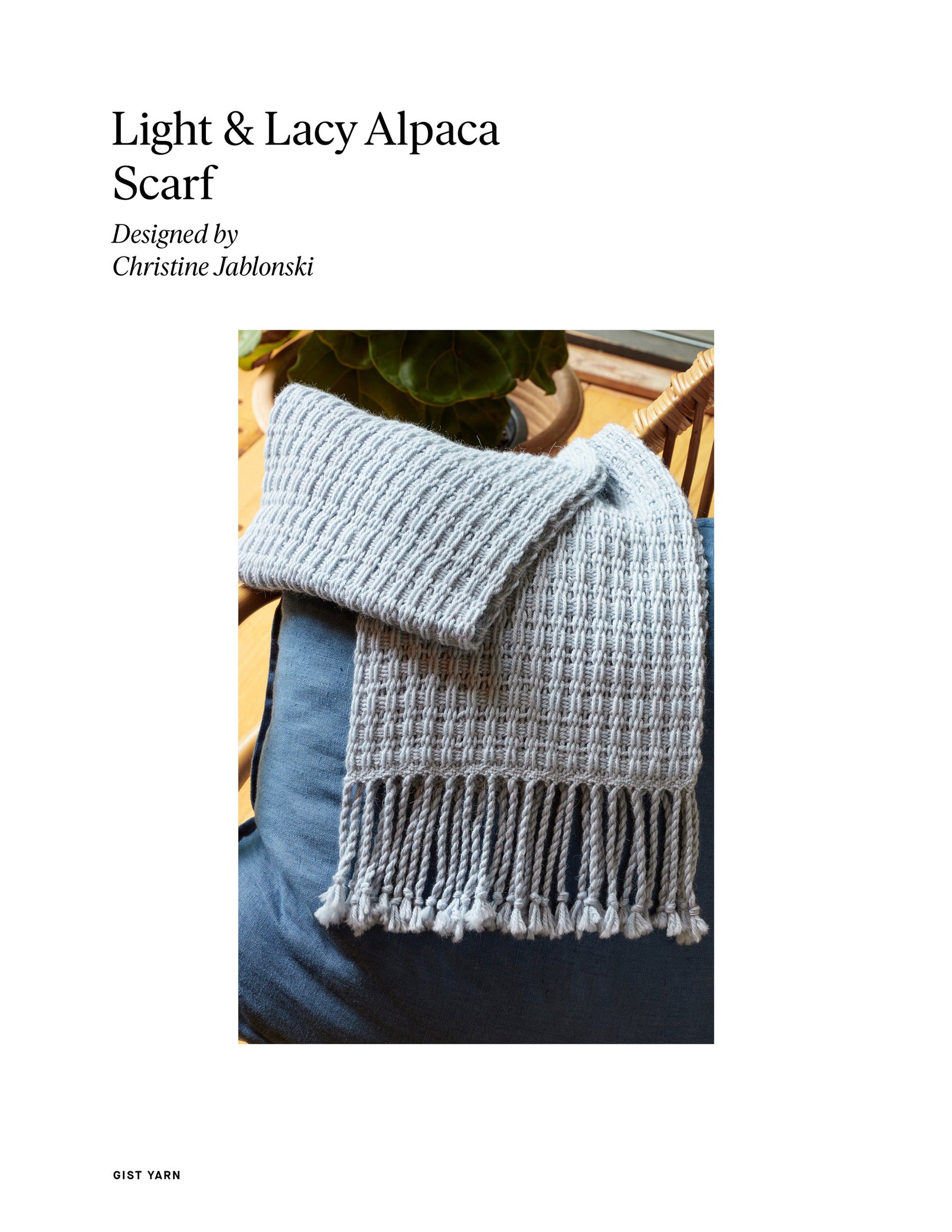 Light & Lacy Alpaca Scarf