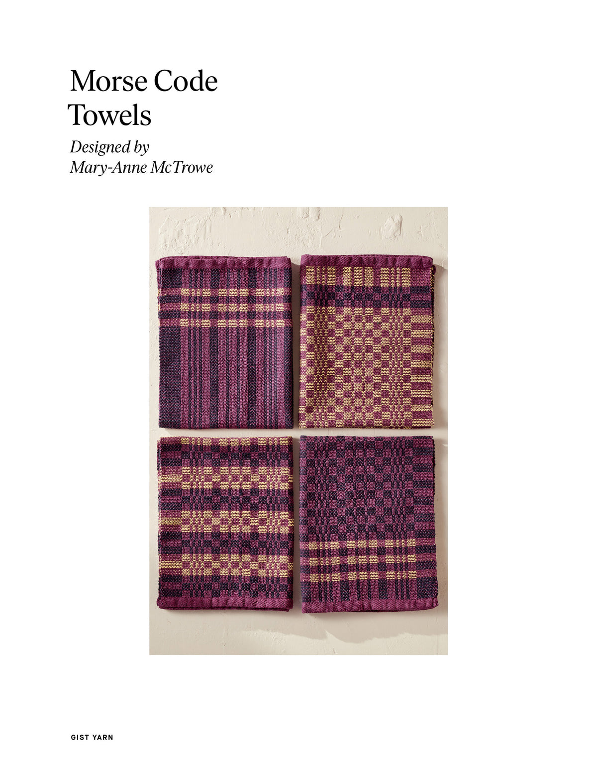 Morse Code Towels
