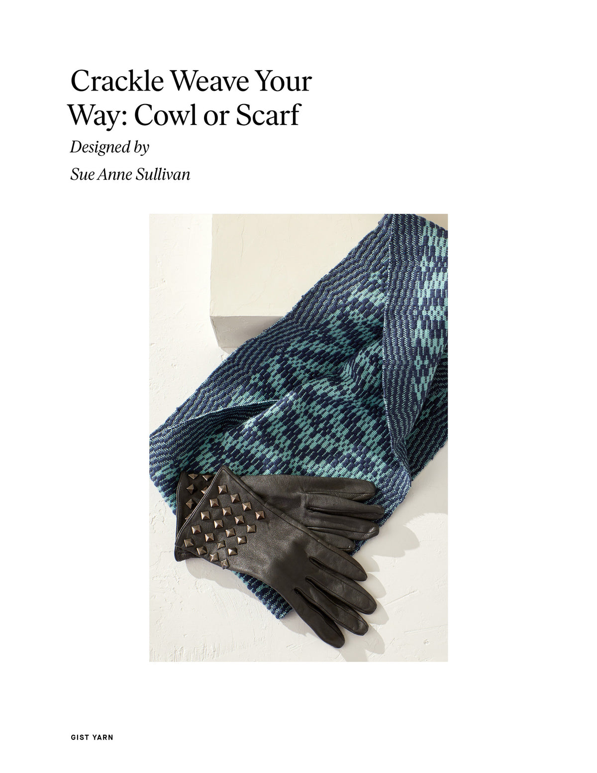 Crackle Weave Your Way: Cowl or Scarf