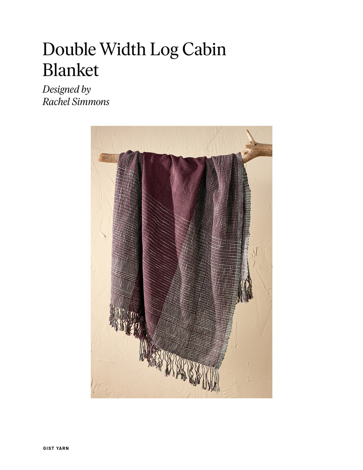 Double Width Log Cabin Blanket