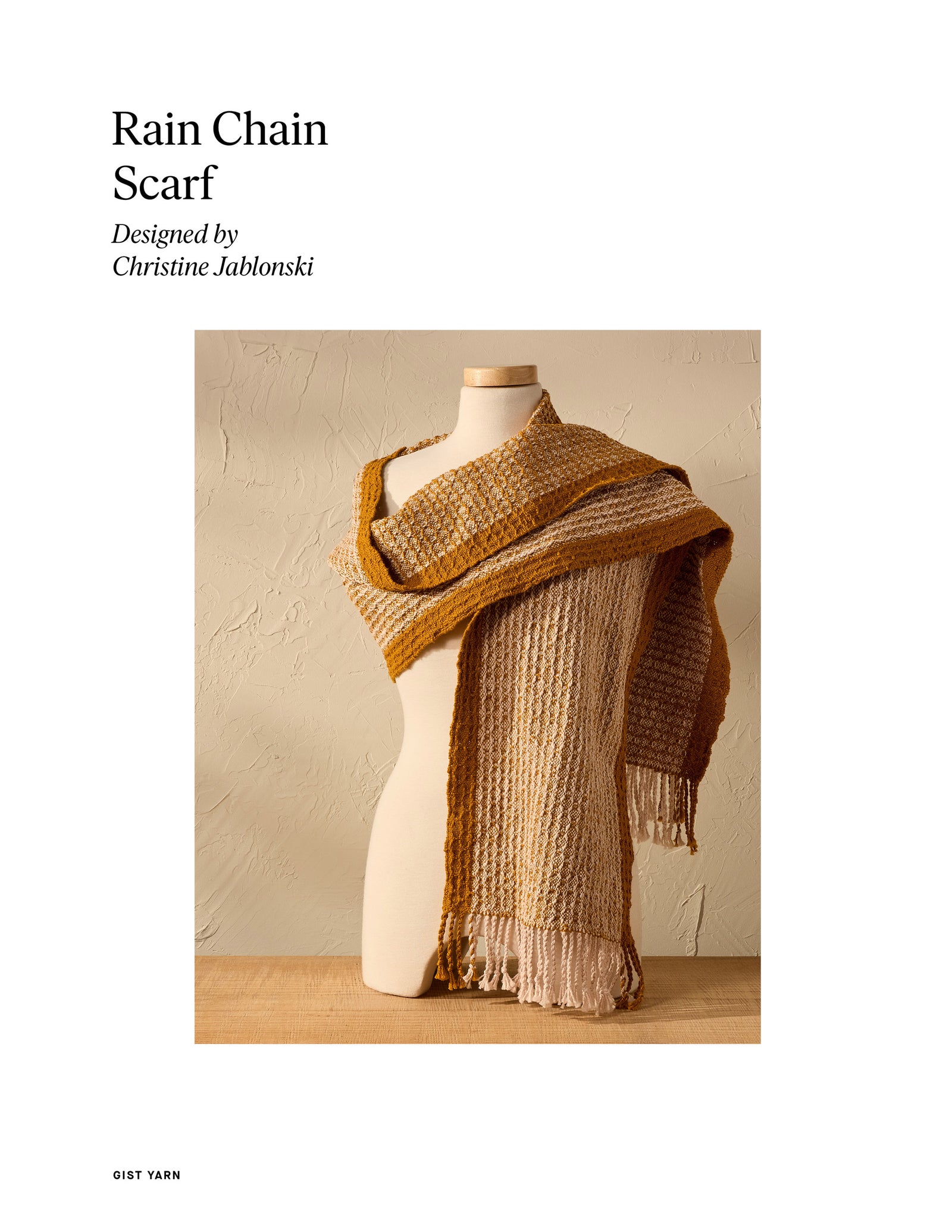 Rain Chain Scarf