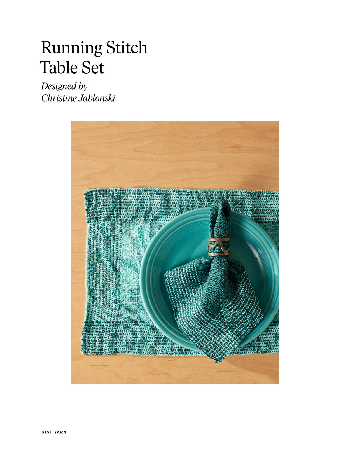 Running Stitch Table Set