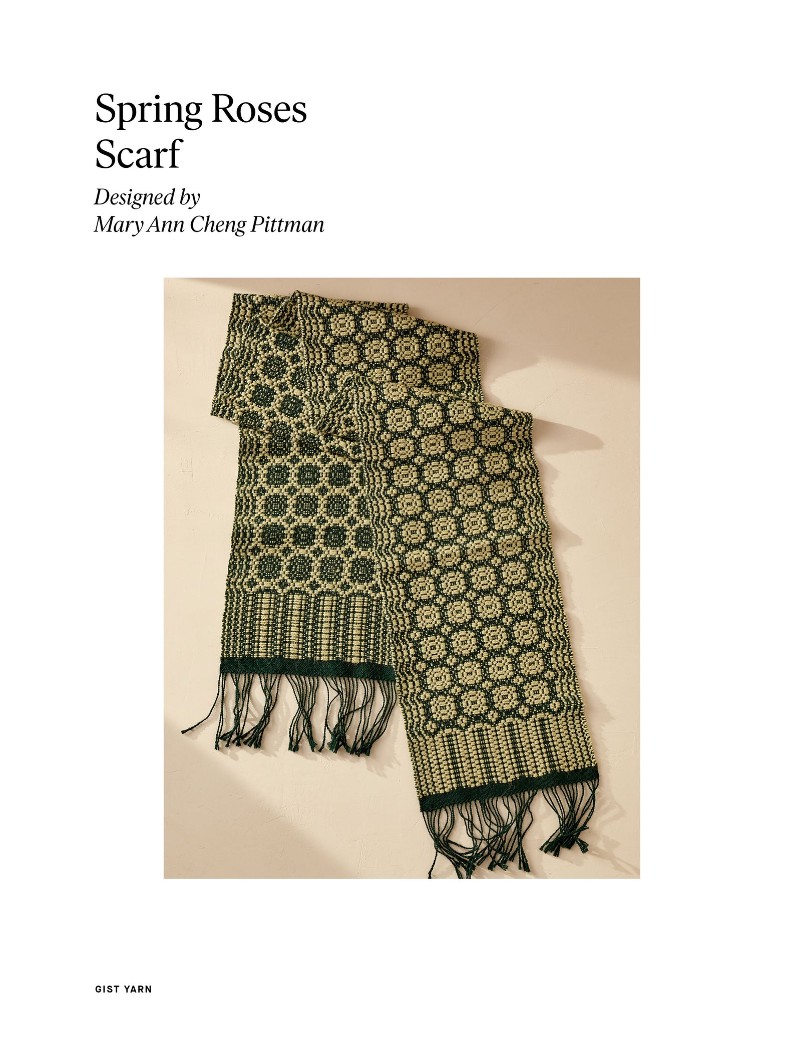 Spring Roses Scarf