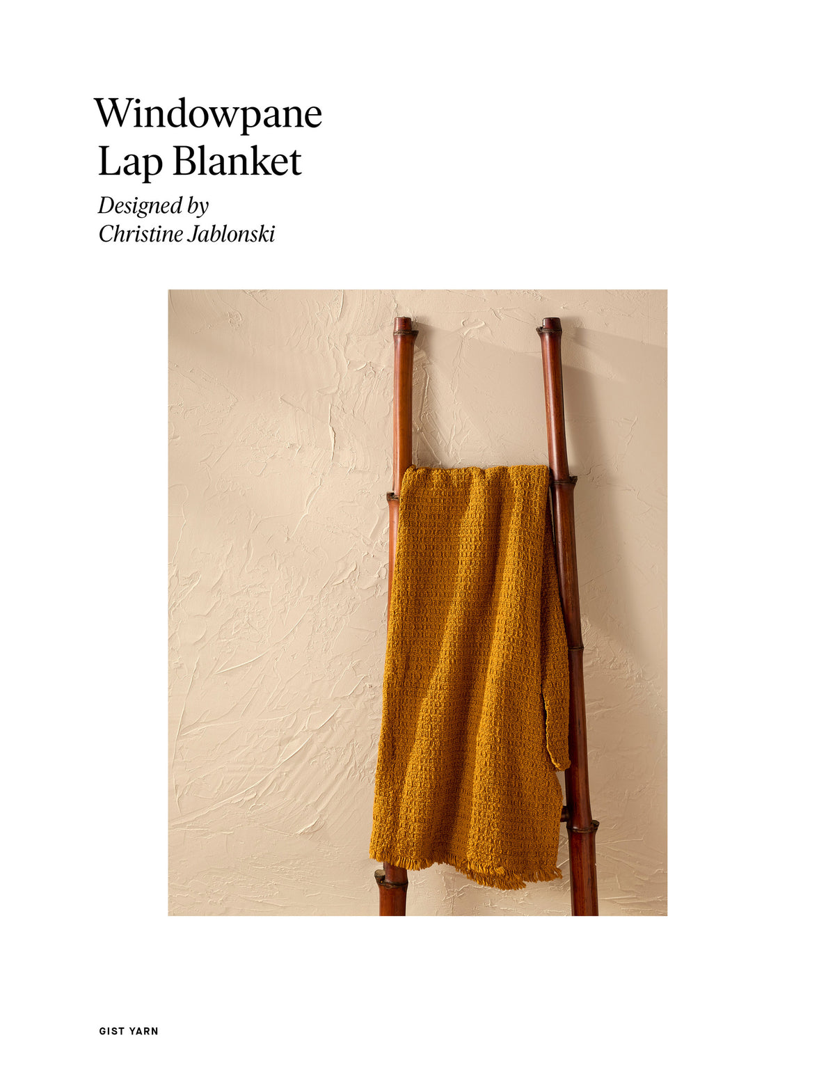 Windowpane Lap Blanket