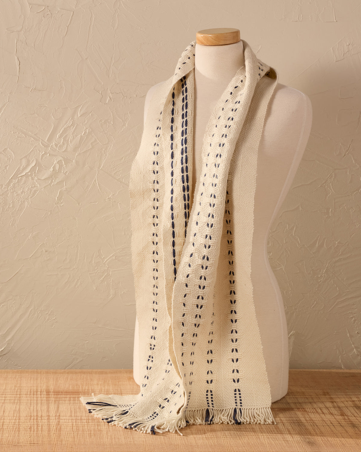 Luxury Scarf Duo: Huck Lace