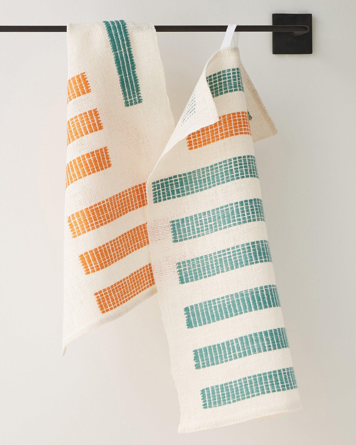 Inlay Towels rigid heddle weaving pattern