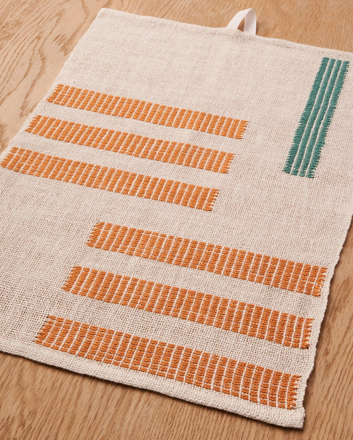 Inlay Towels rigid heddle weaving pattern
