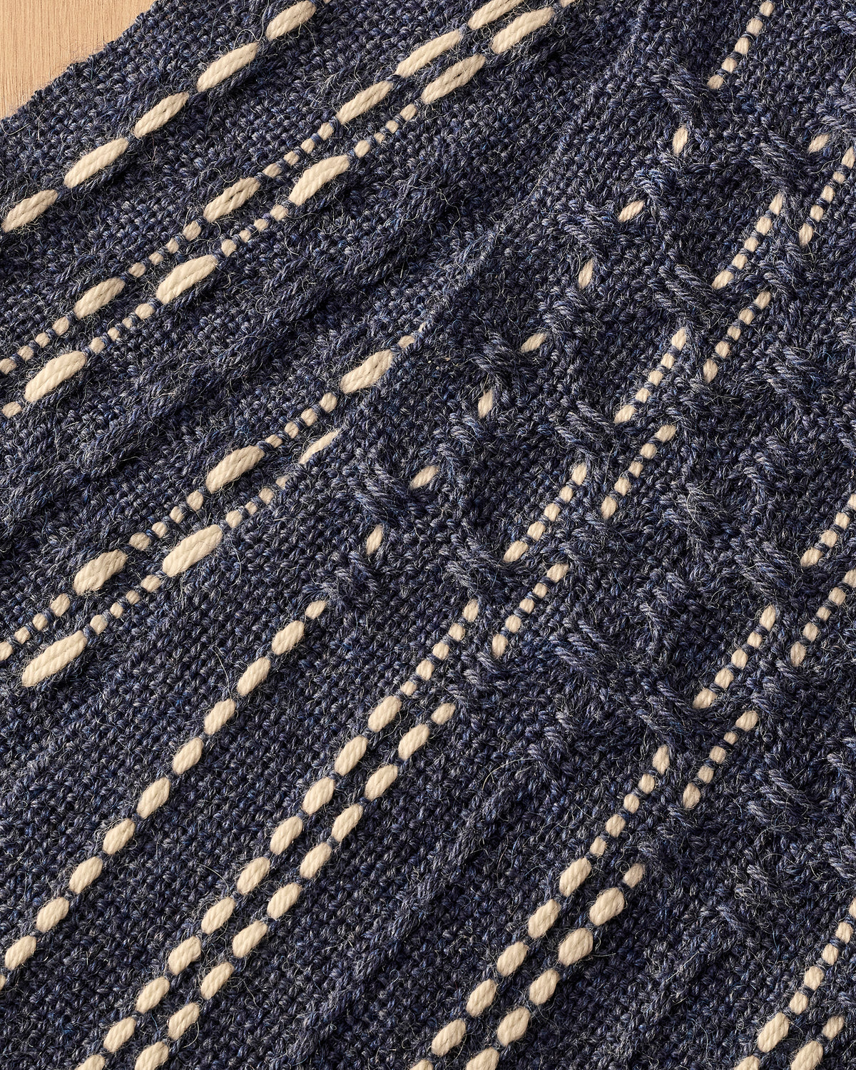 Luxury Scarf Duo: Huck Lace