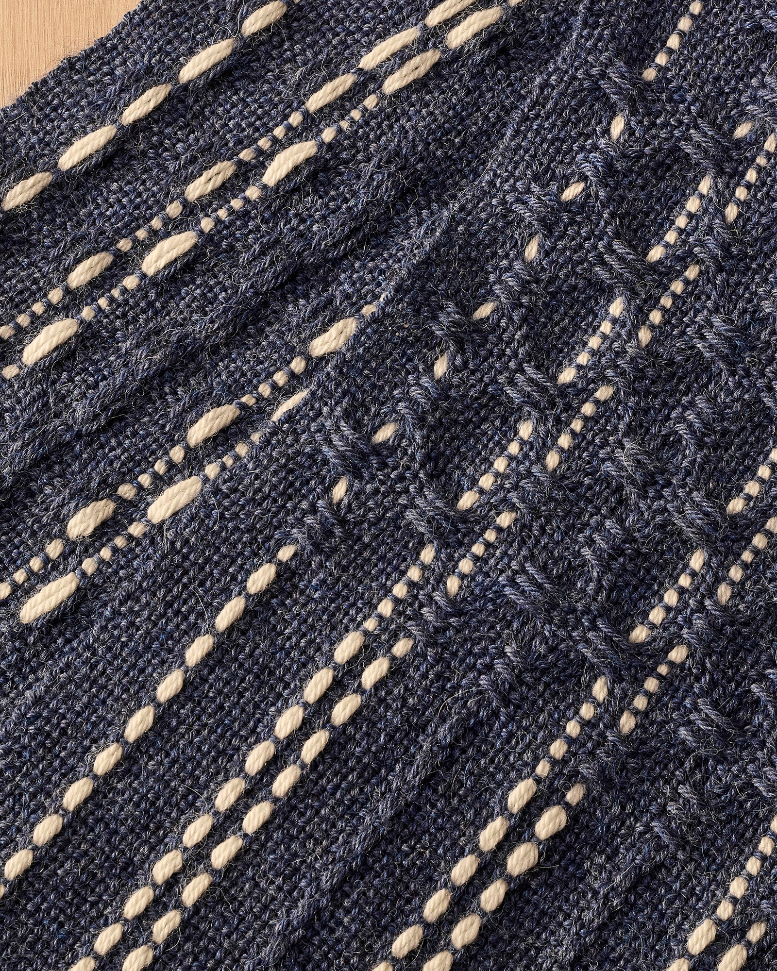Luxury Scarf Duo: Huck Lace