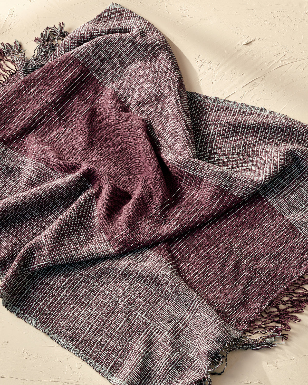 Double Width Log Cabin Blanket