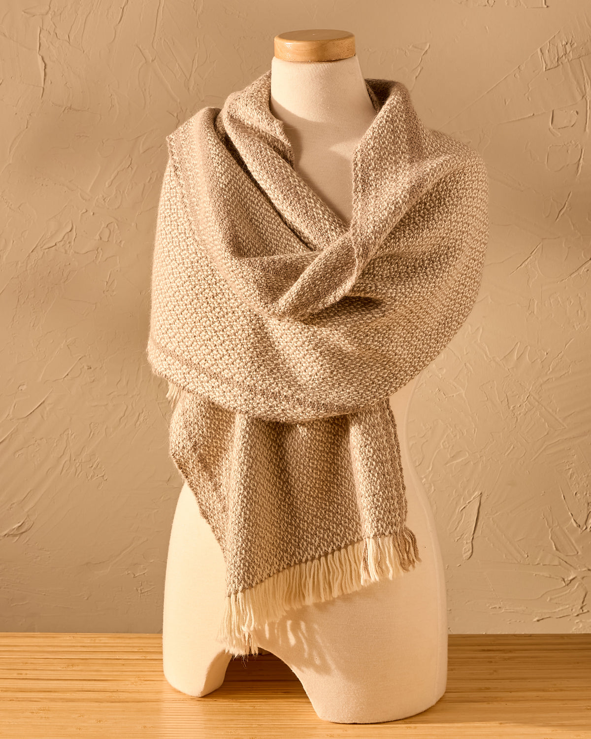 Plaited Twill Scarf