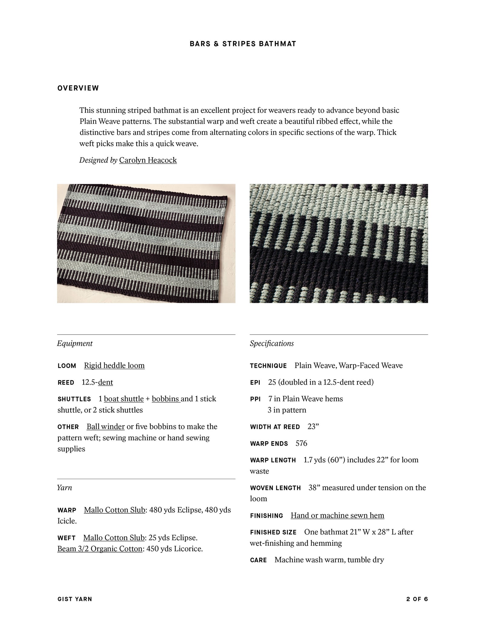 Bars & Stripes Bathmat