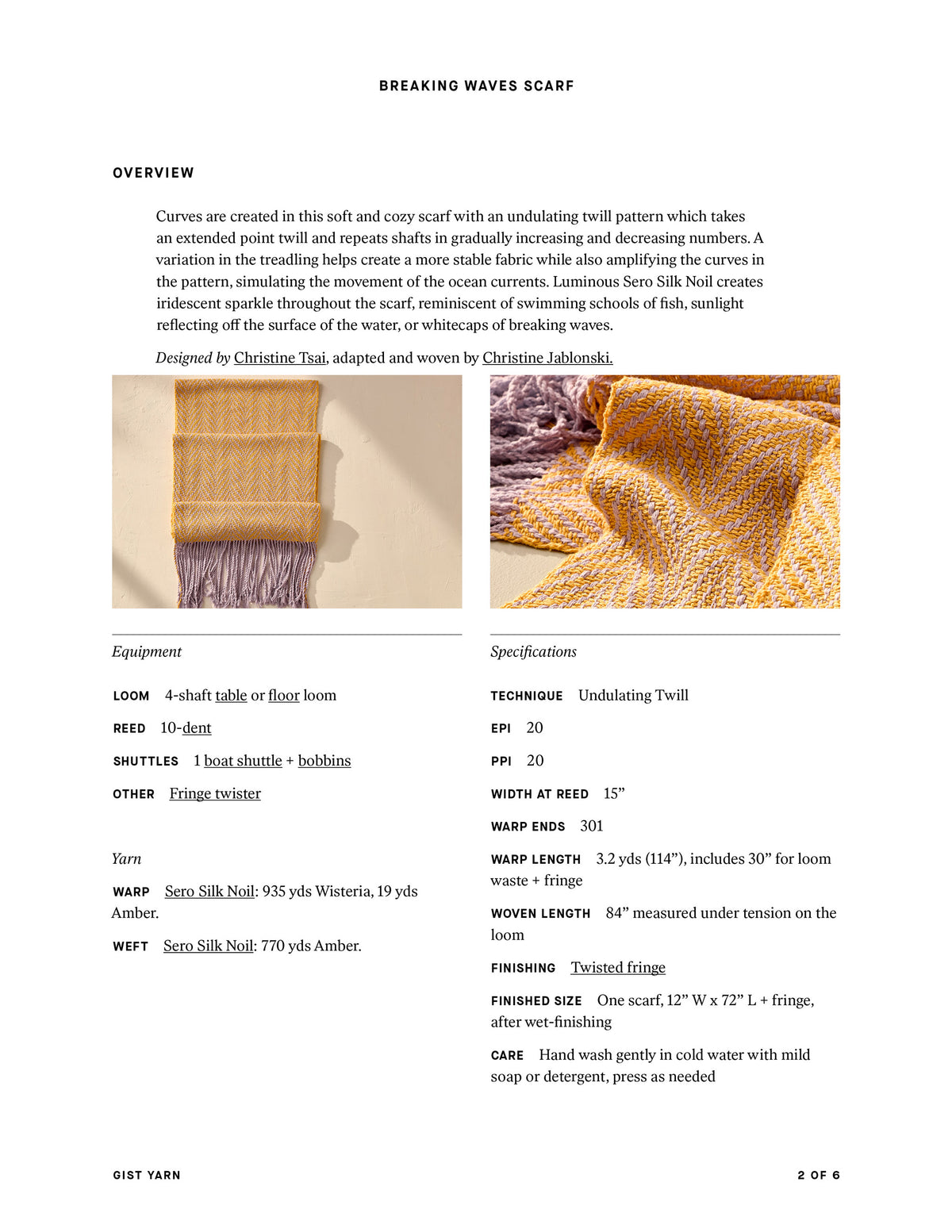 Breaking Waves Scarf