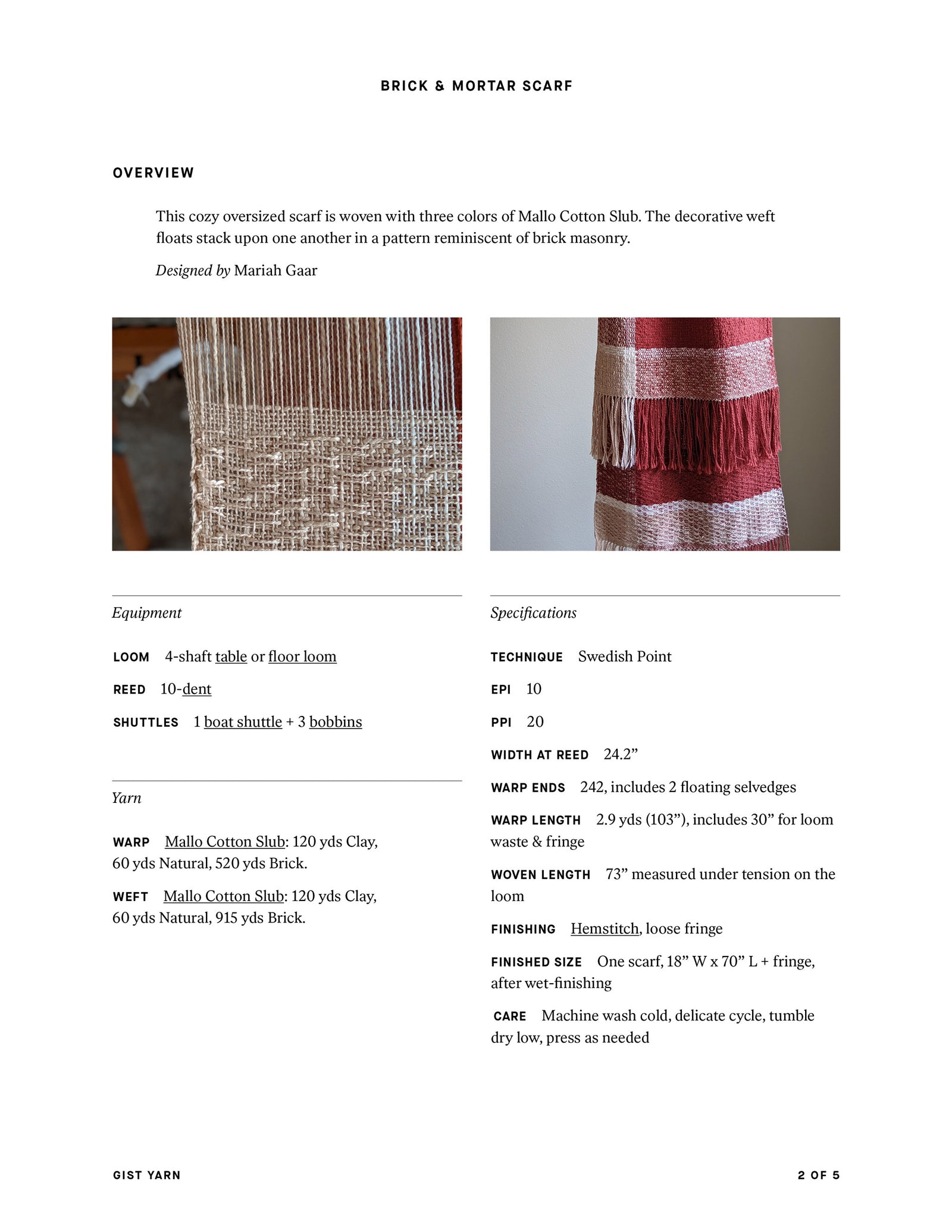 Brick & Mortar Scarf