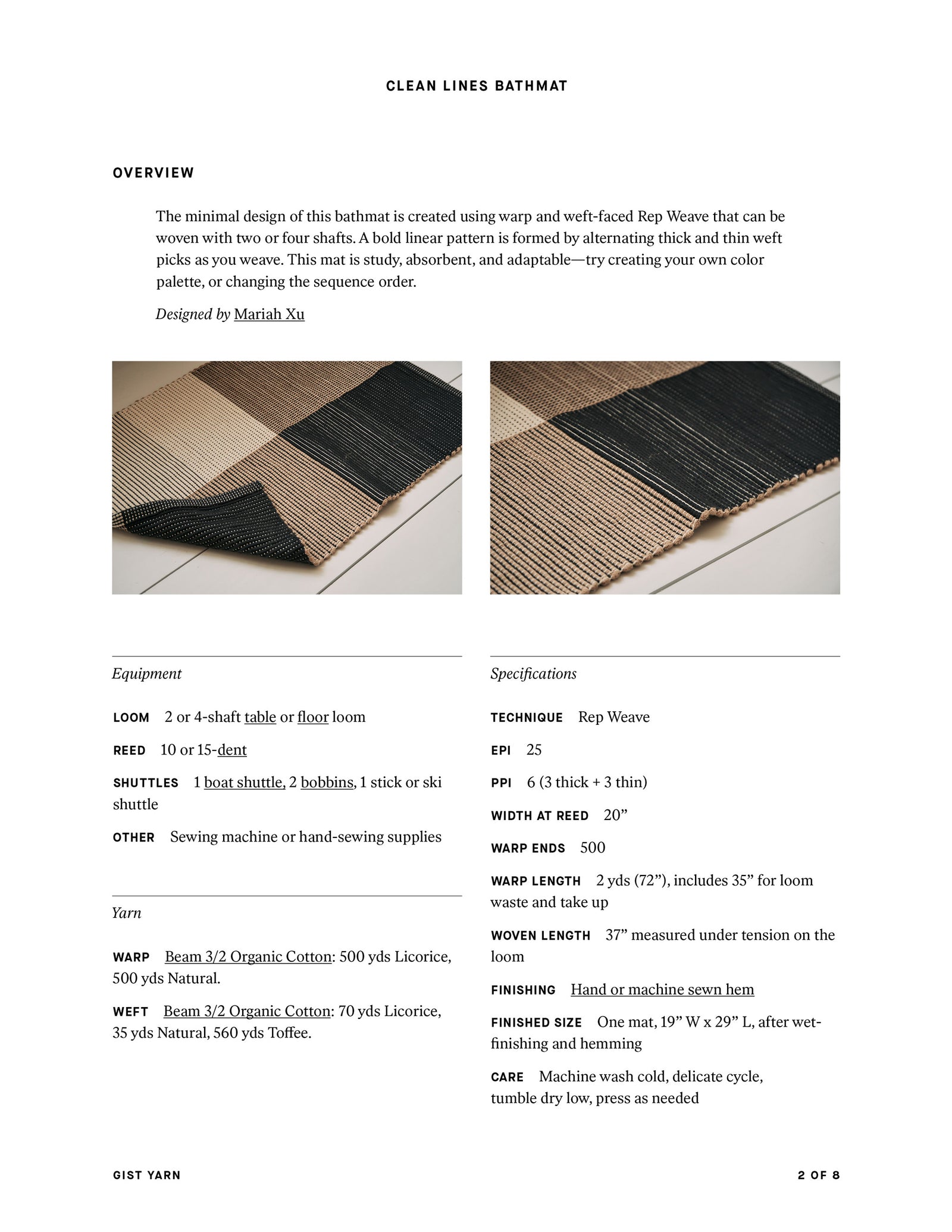 Clean Lines Bathmat