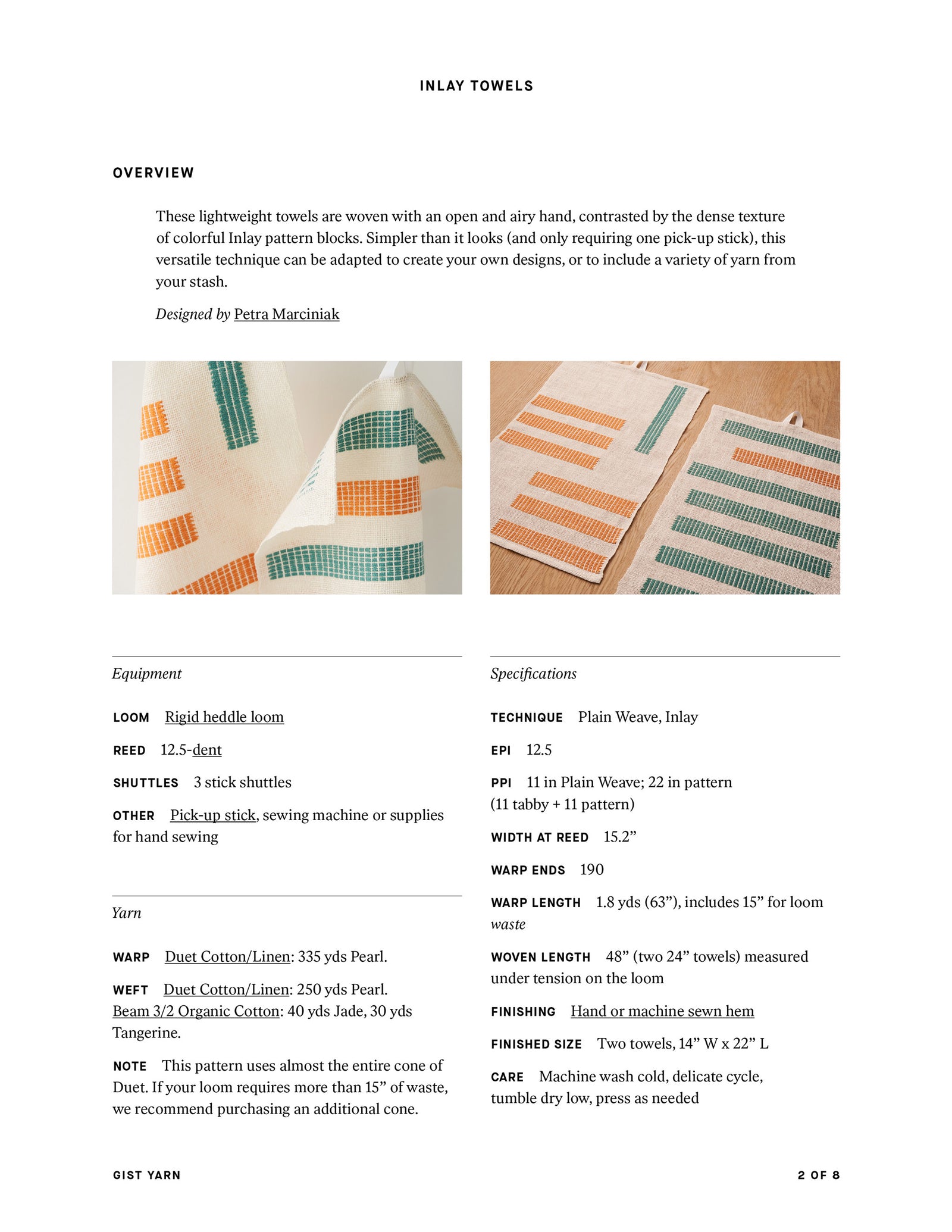 Inlay Towels
