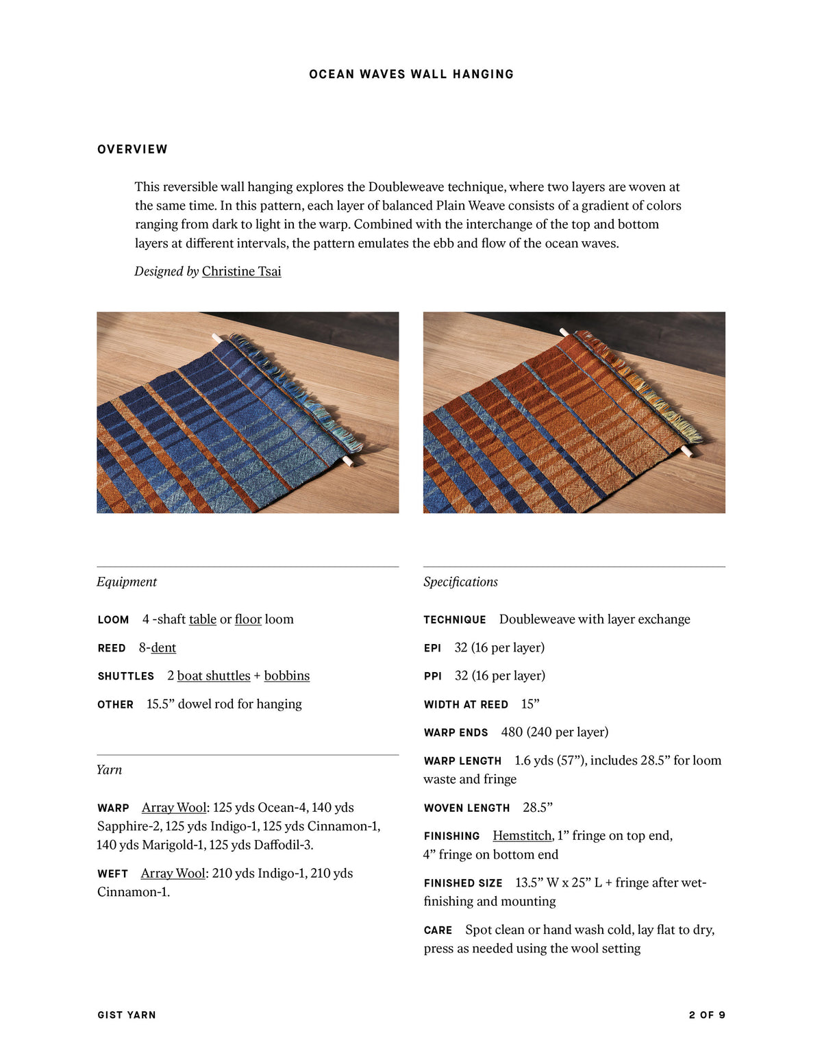 Ocean Waves Wall Hanging