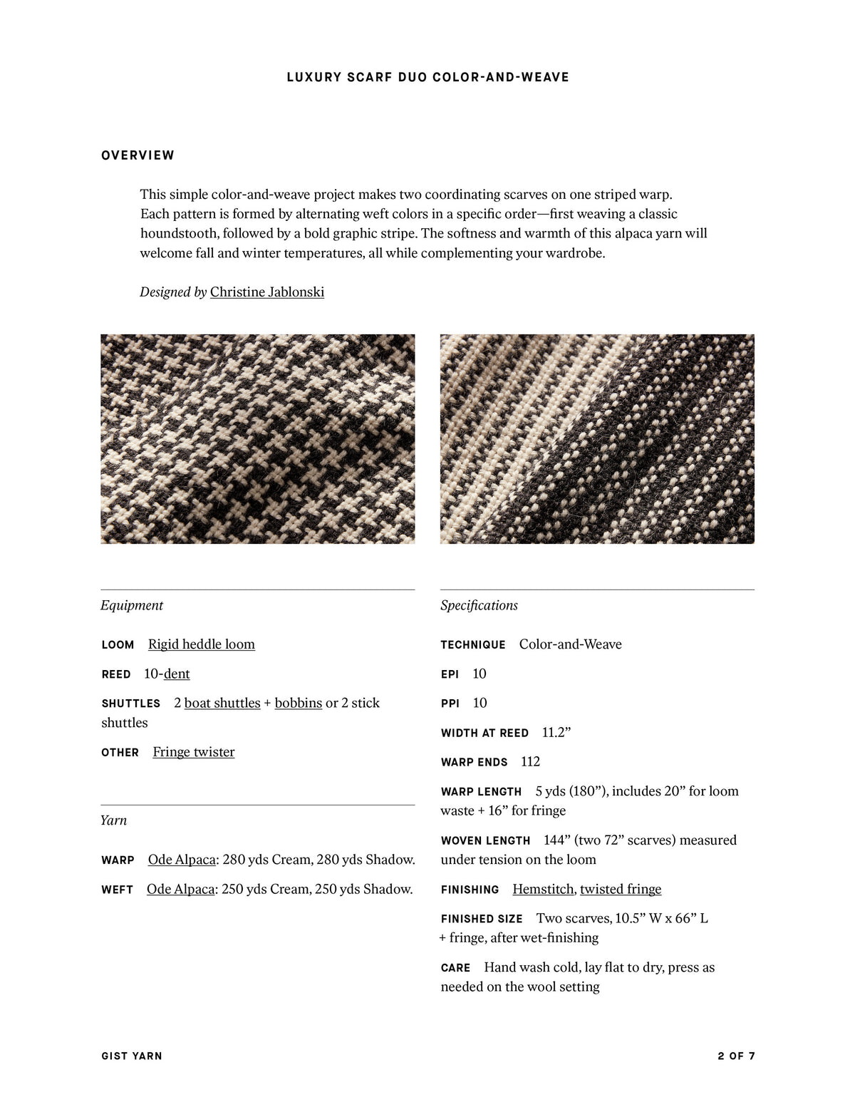 Luxury Scarf Duo: Color-and-Weave