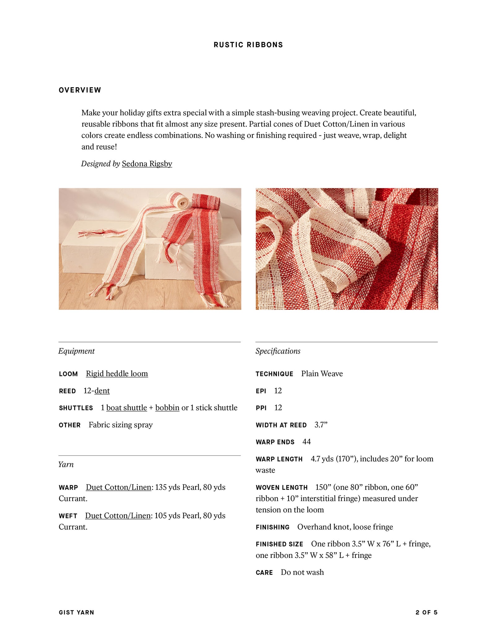 Rustic Ribbons