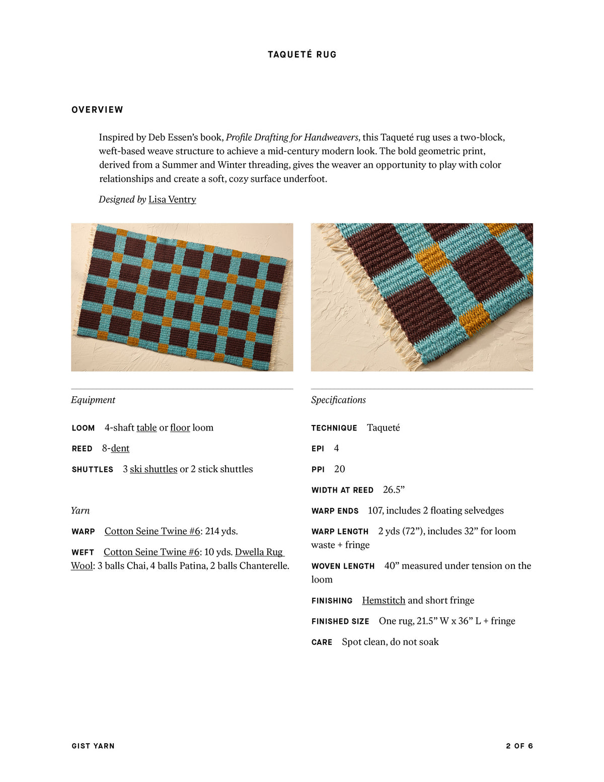 Taqueté Rug