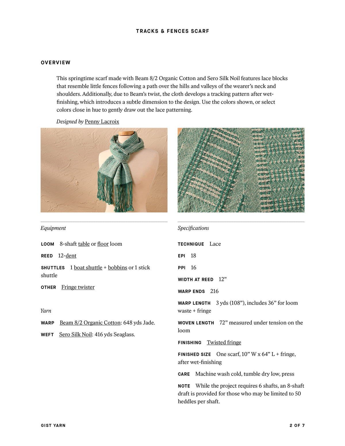 Tracks and Fences Scarf