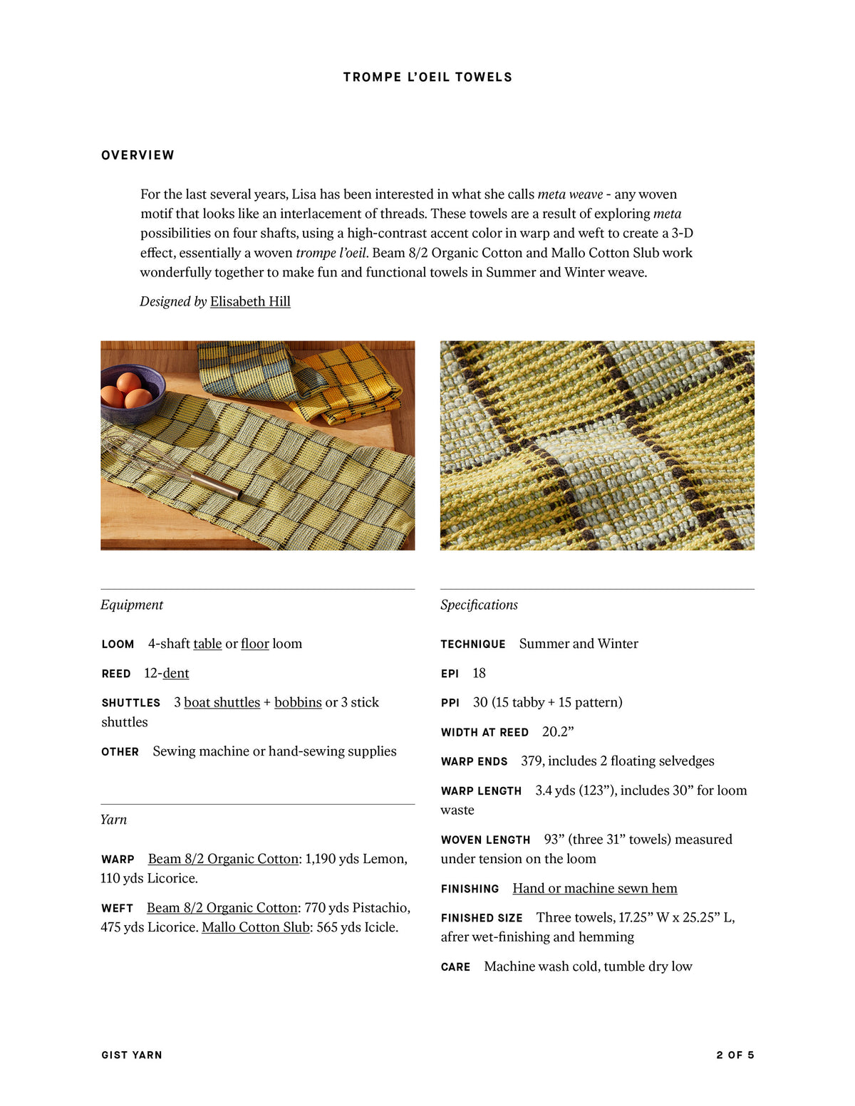 Trompe L&#39;oeil Towels