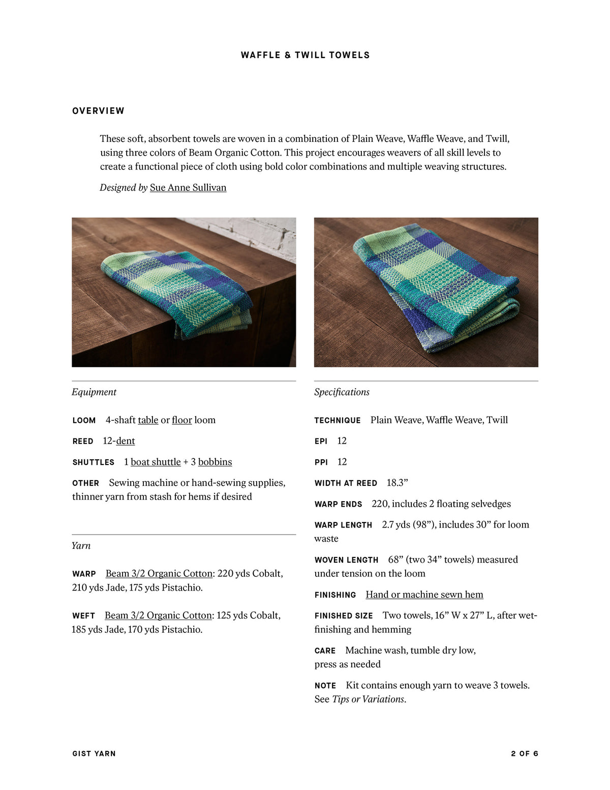 Waffle and Twill Towels