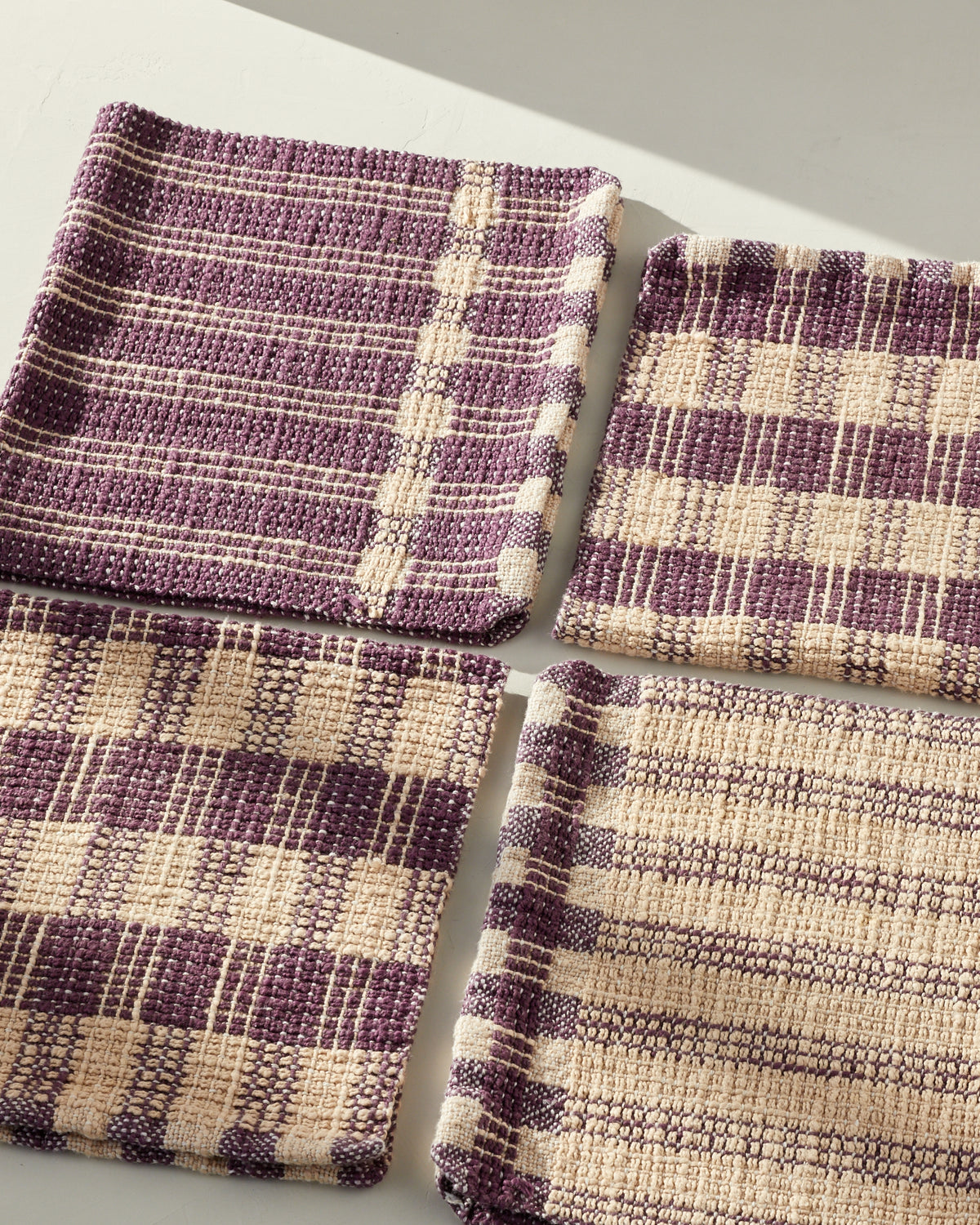 Overshot Rigid Heddle Towels