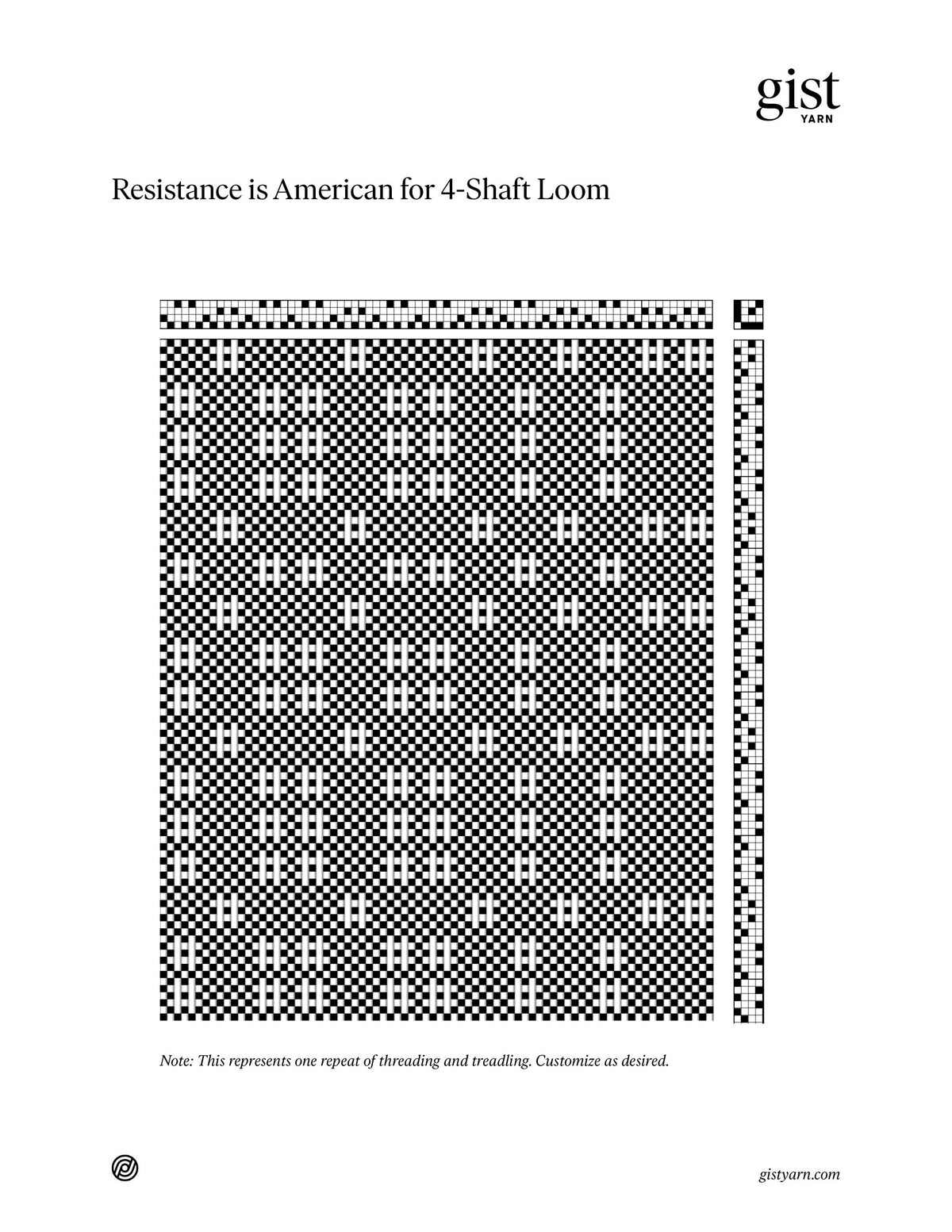 Resistance is American Name Draft for 4-shaft
