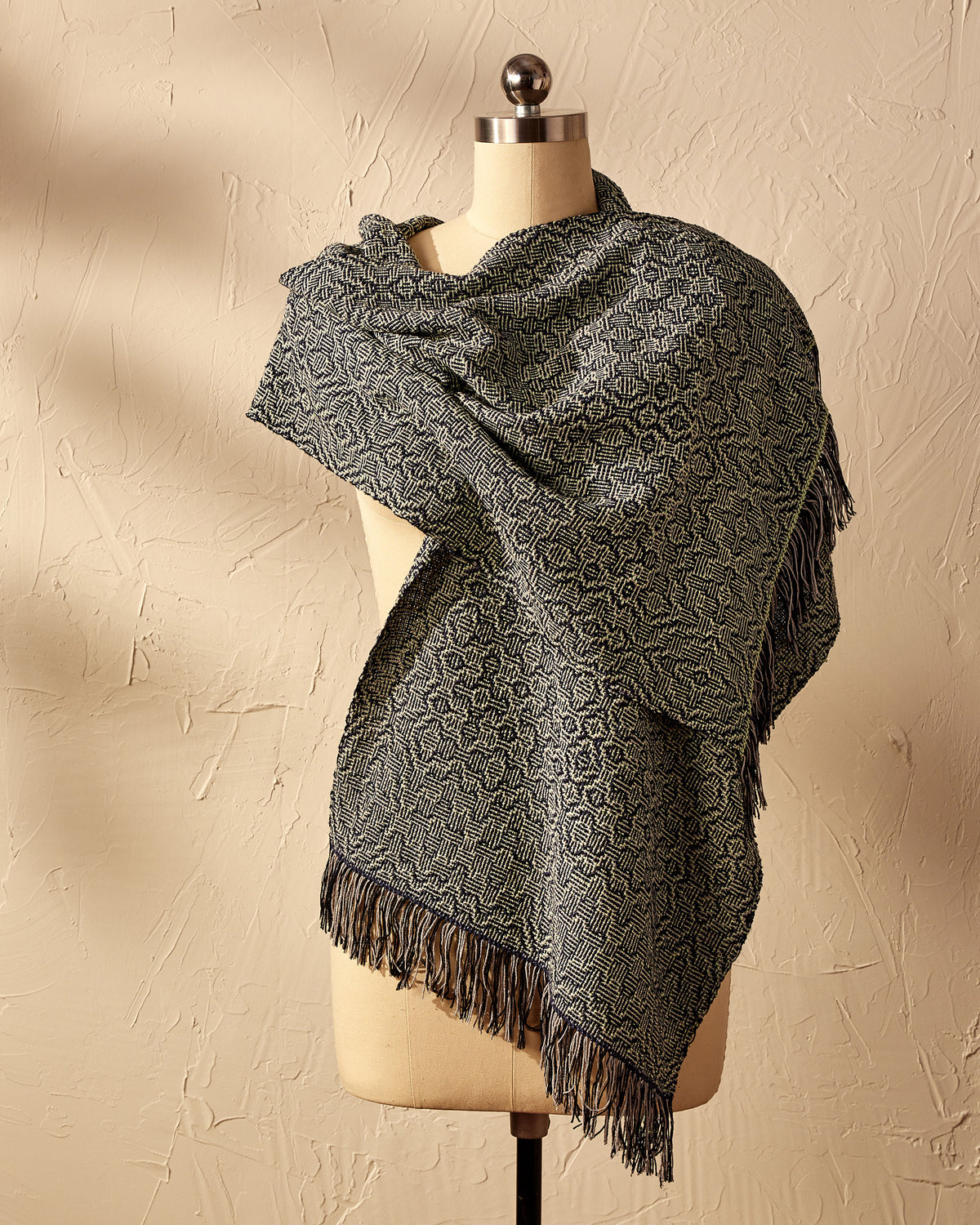 Baroque Shadow Weave Shawl