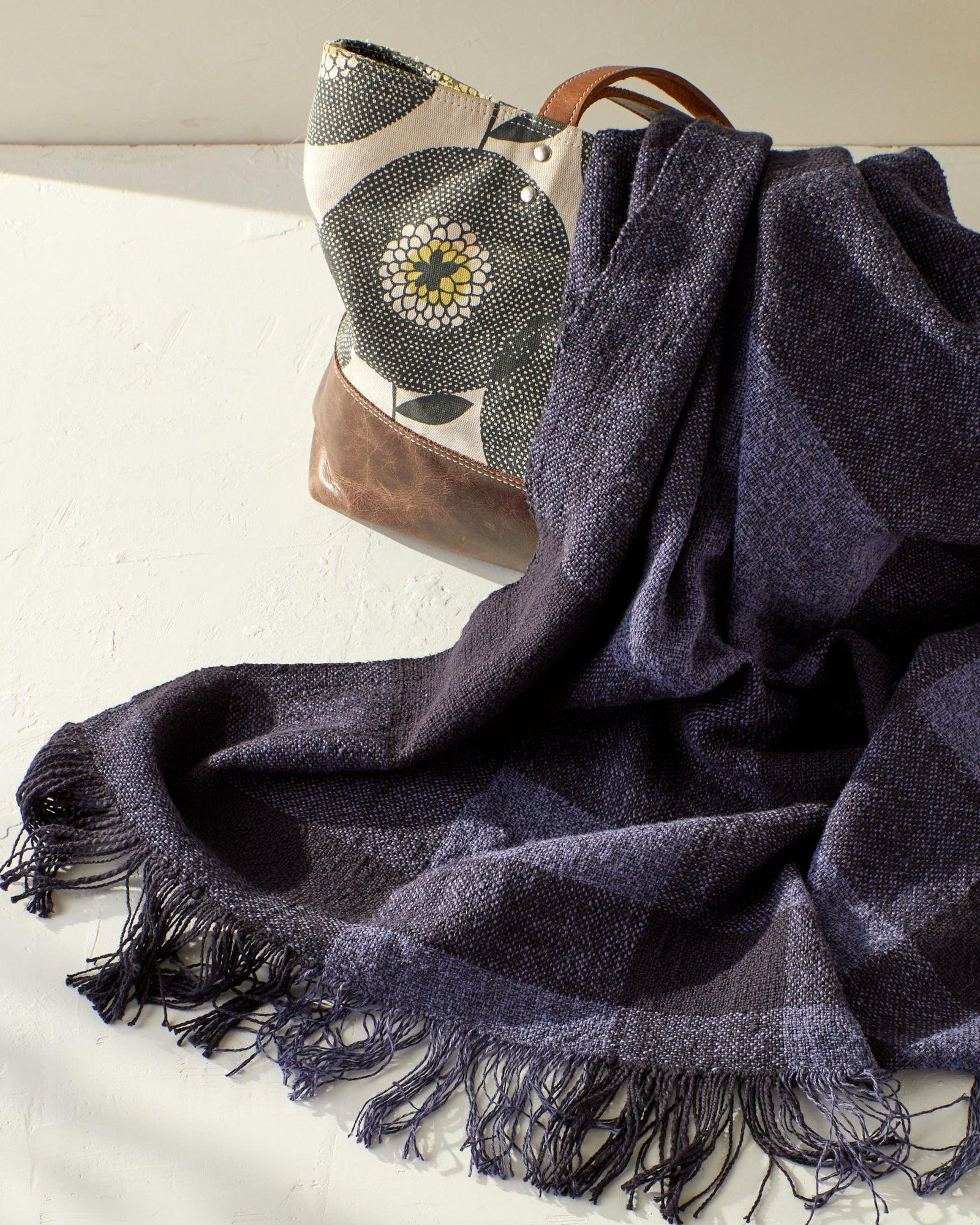 Tone on Tone Scarf Weaving Pattern