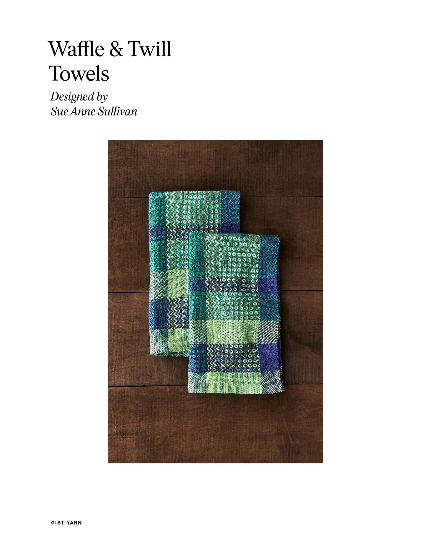 Waffle Weave Dish Towel Pattern - 8/2 Cotton - Pattern download, Weaving  Pattern - Halcyon Yarn