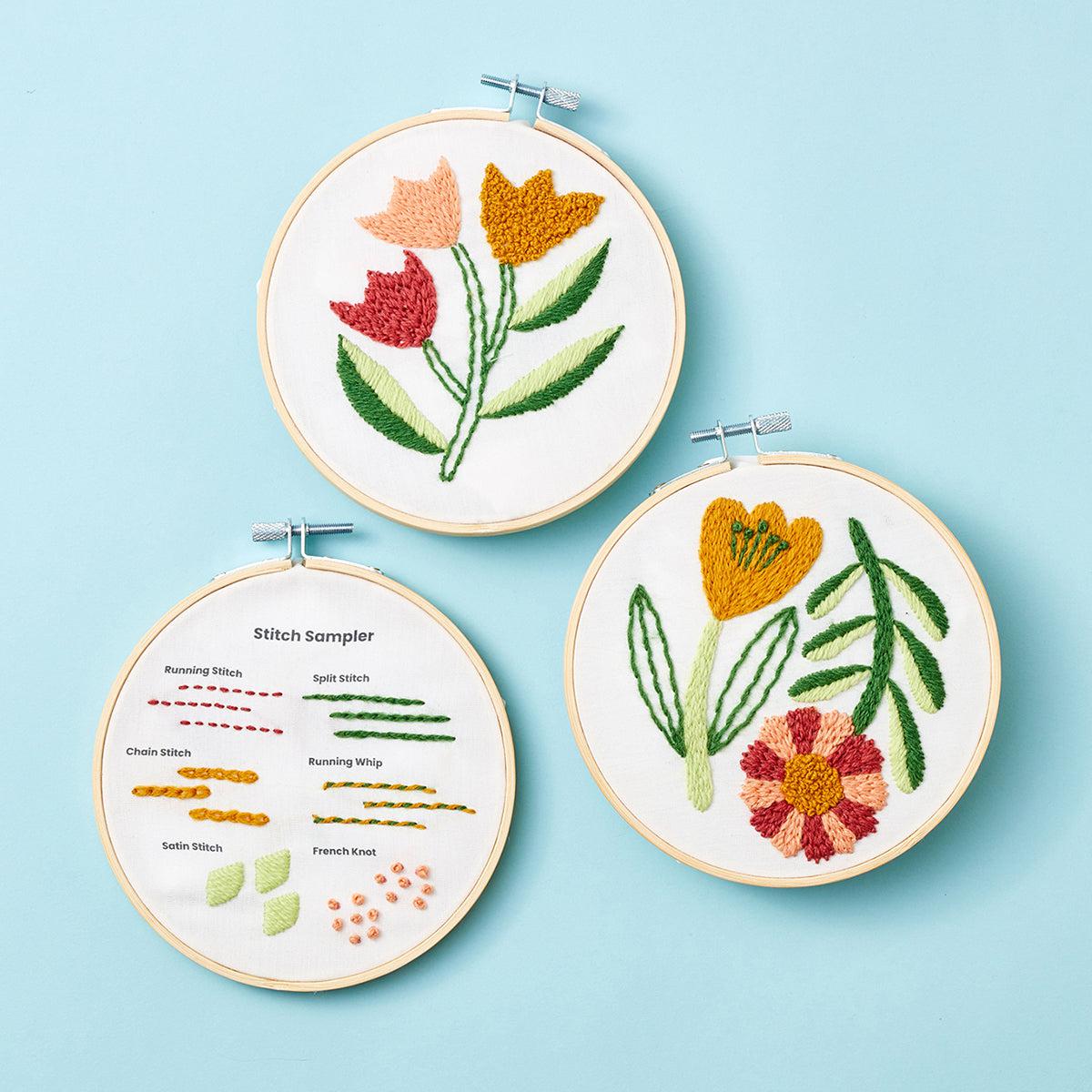 Beginner embroidery kit by Arounna Khounnoraj