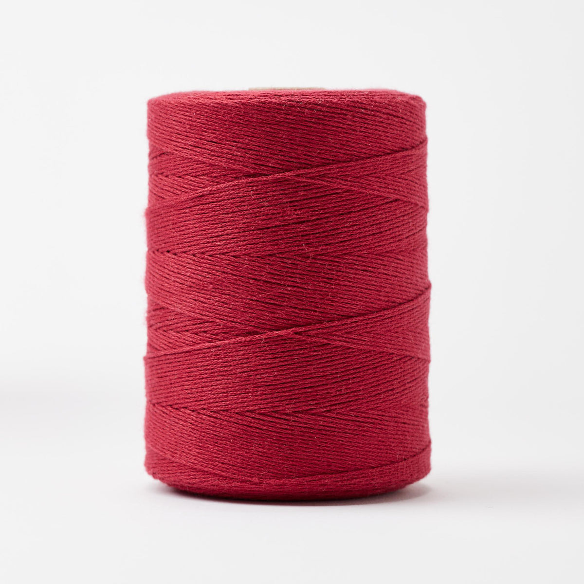 8/4 UnMercerized Cotton Weaving Yarn Raspberry Gist Yarn