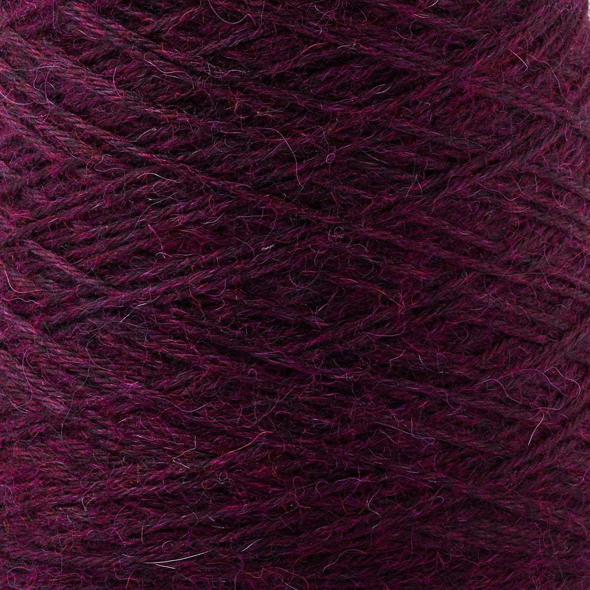 Ode Alpaca Weaving Yarn ~ Boysenberry-Gist Yarn, bundle_swatch