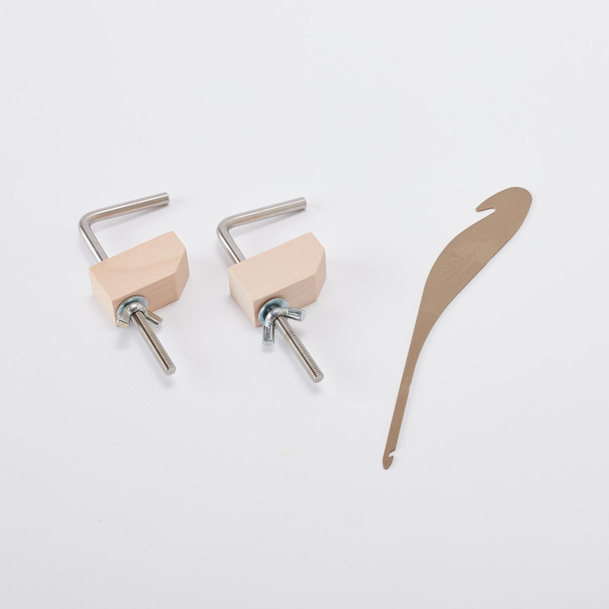 Ashford Clamps and Double-ended Threading Hook