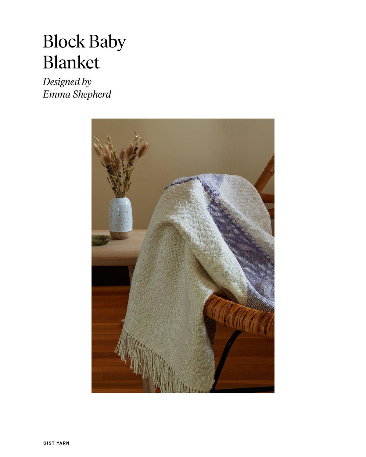 Block Baby Blanket-Gist Yarn