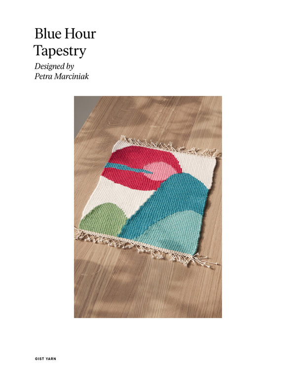 Blue Hour Tapestry Weaving Pattern Gist Yarn