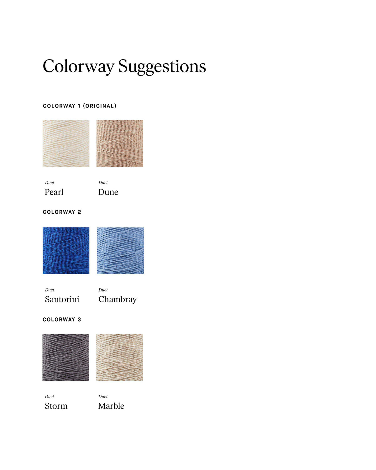 Cafe Runner Colorway Suggestions