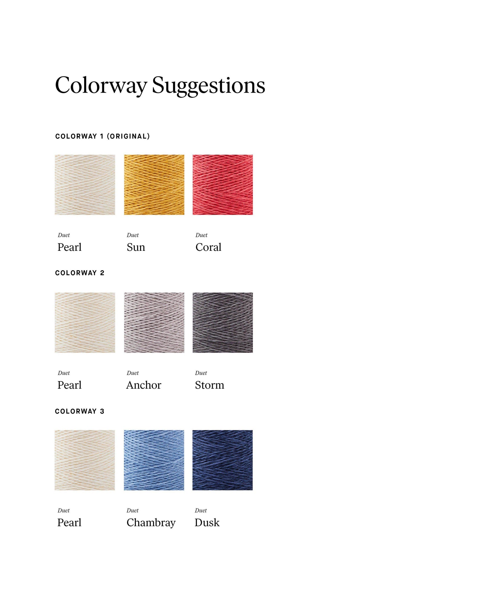 Citrus Towels Colorway Suggestions