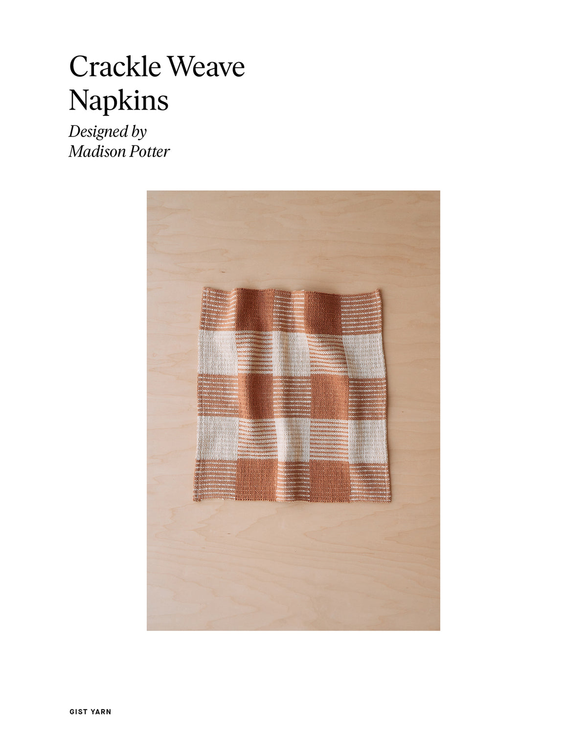 Crackle Weave Napkins