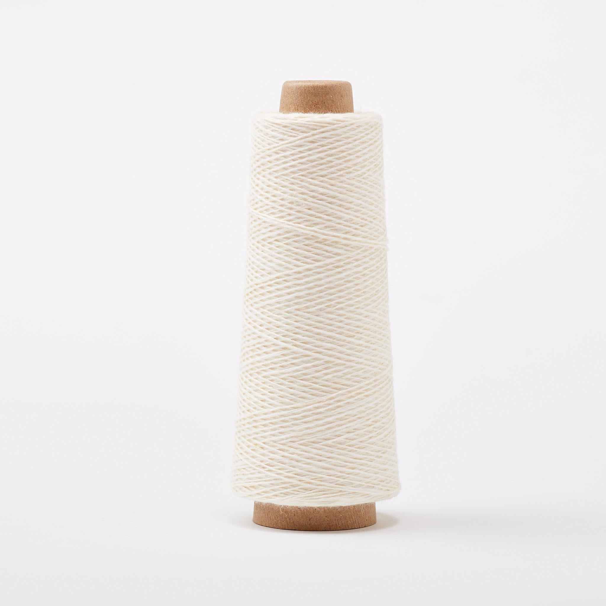 Duet Cotton / Linen Weaving Yarn ~ Pearl - Gist Yarn