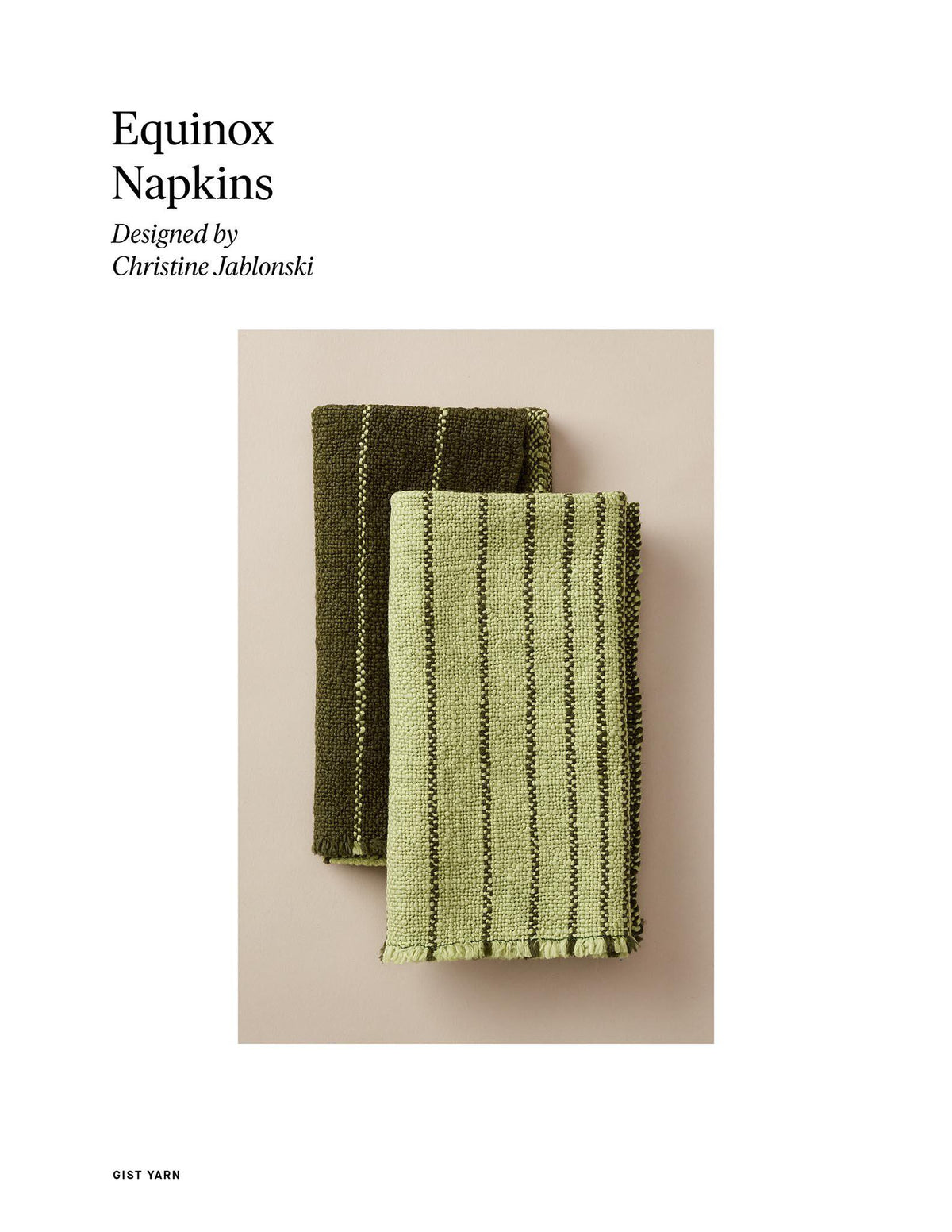 Equinox Napkins-Gist Yarn