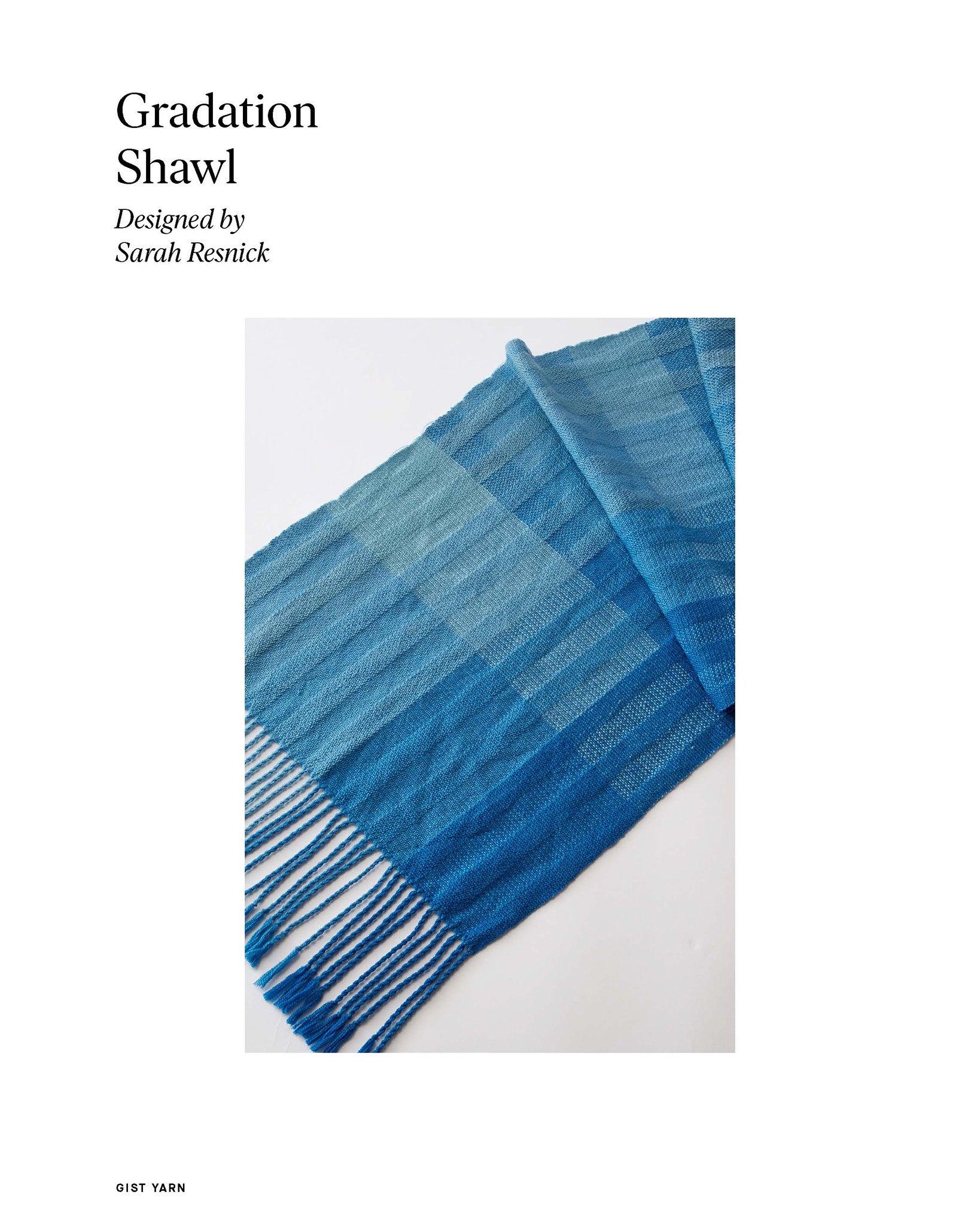 Gradation Shawl Weaving Pattern - Gist Yarn