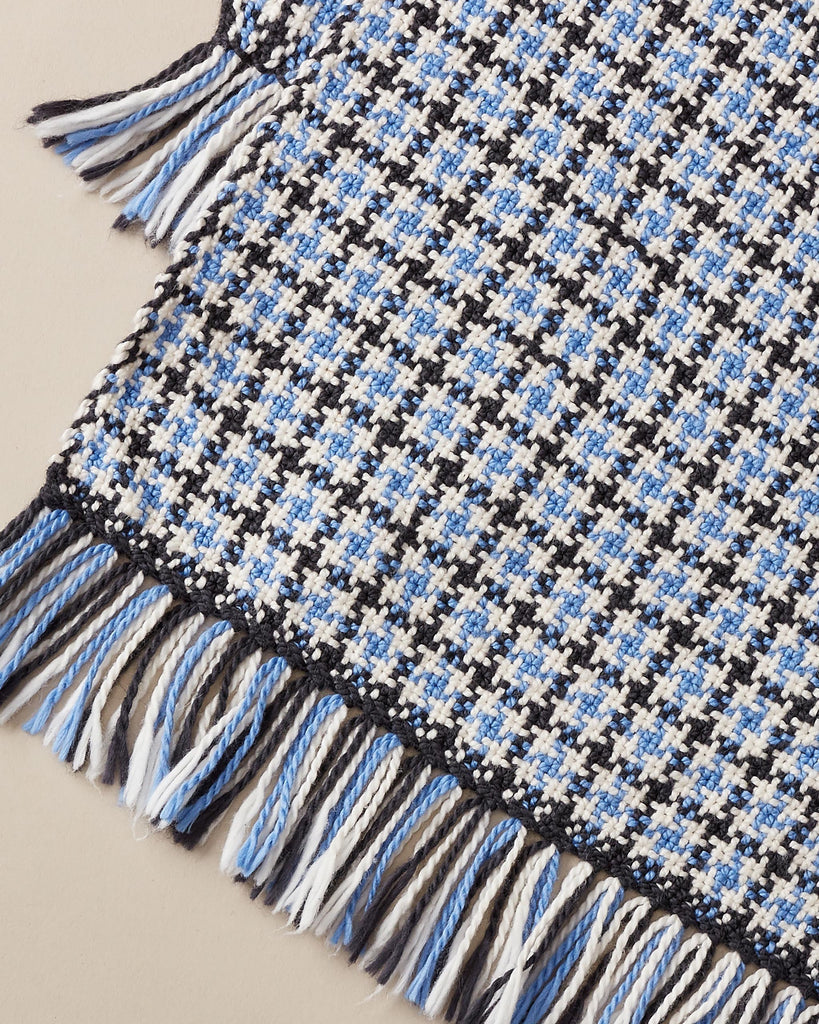 Houndstooth Scarf Weaving Pattern - Gist Yarn