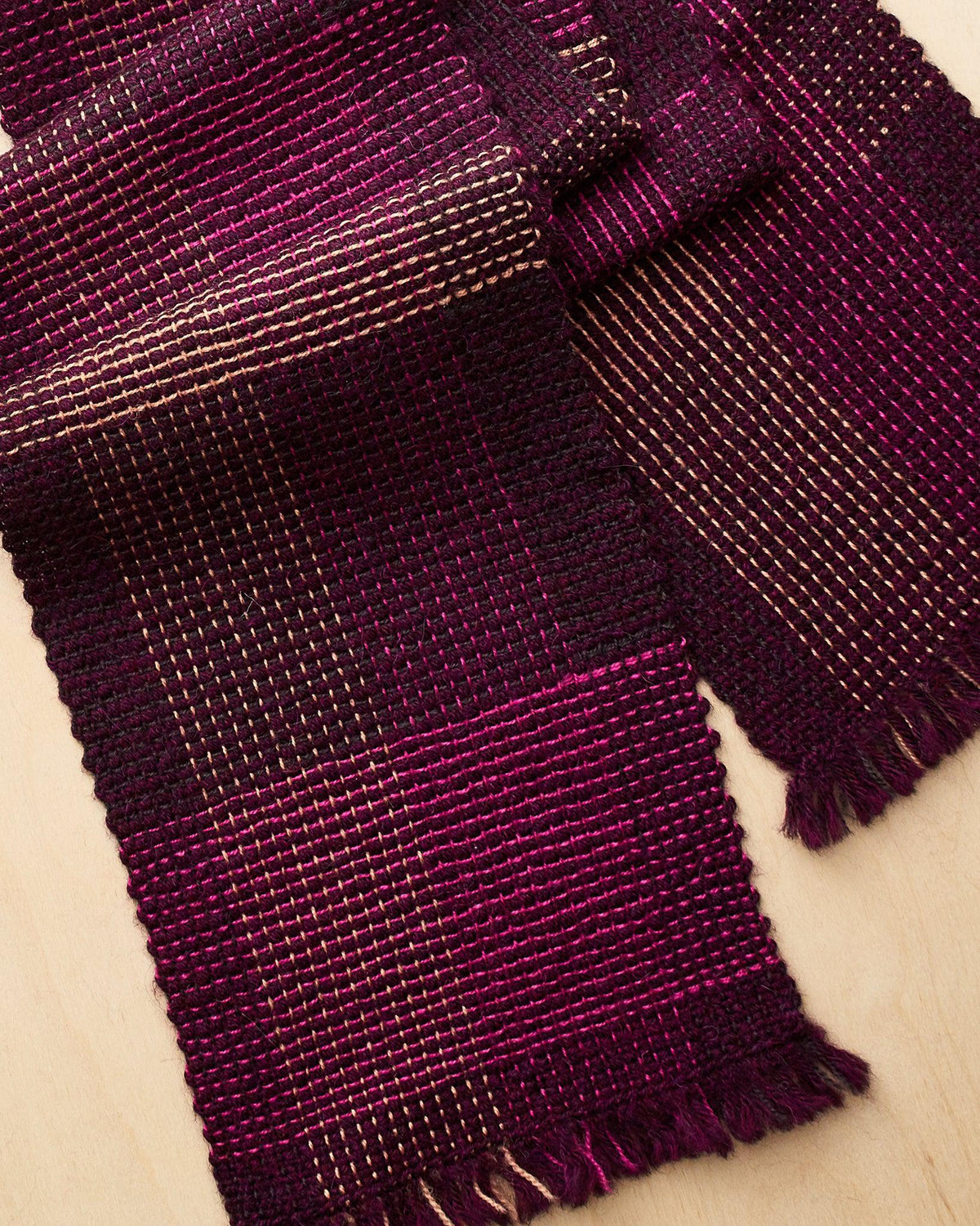 Juxtaposition Scarf Weaving Pattern