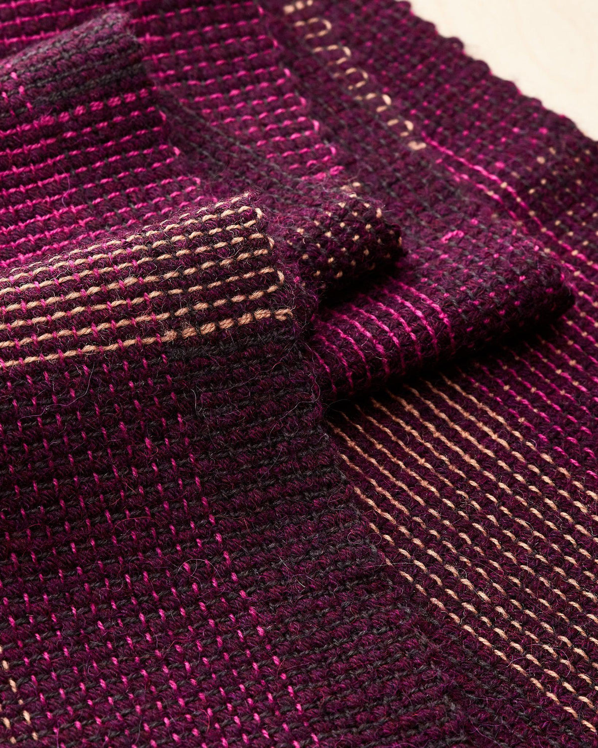 Juxtaposition Scarf Weaving Pattern