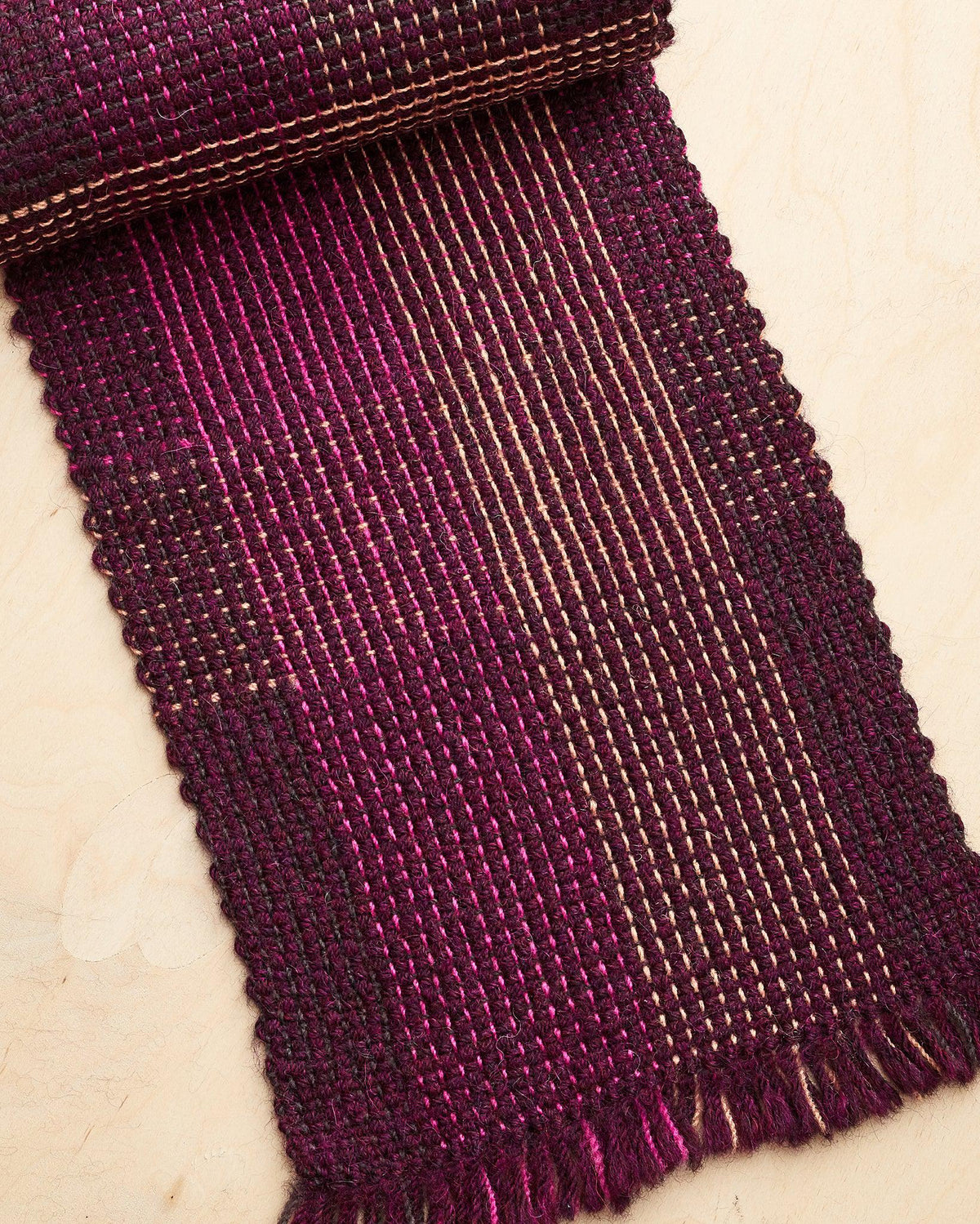 Juxtaposition Scarf Weaving Pattern