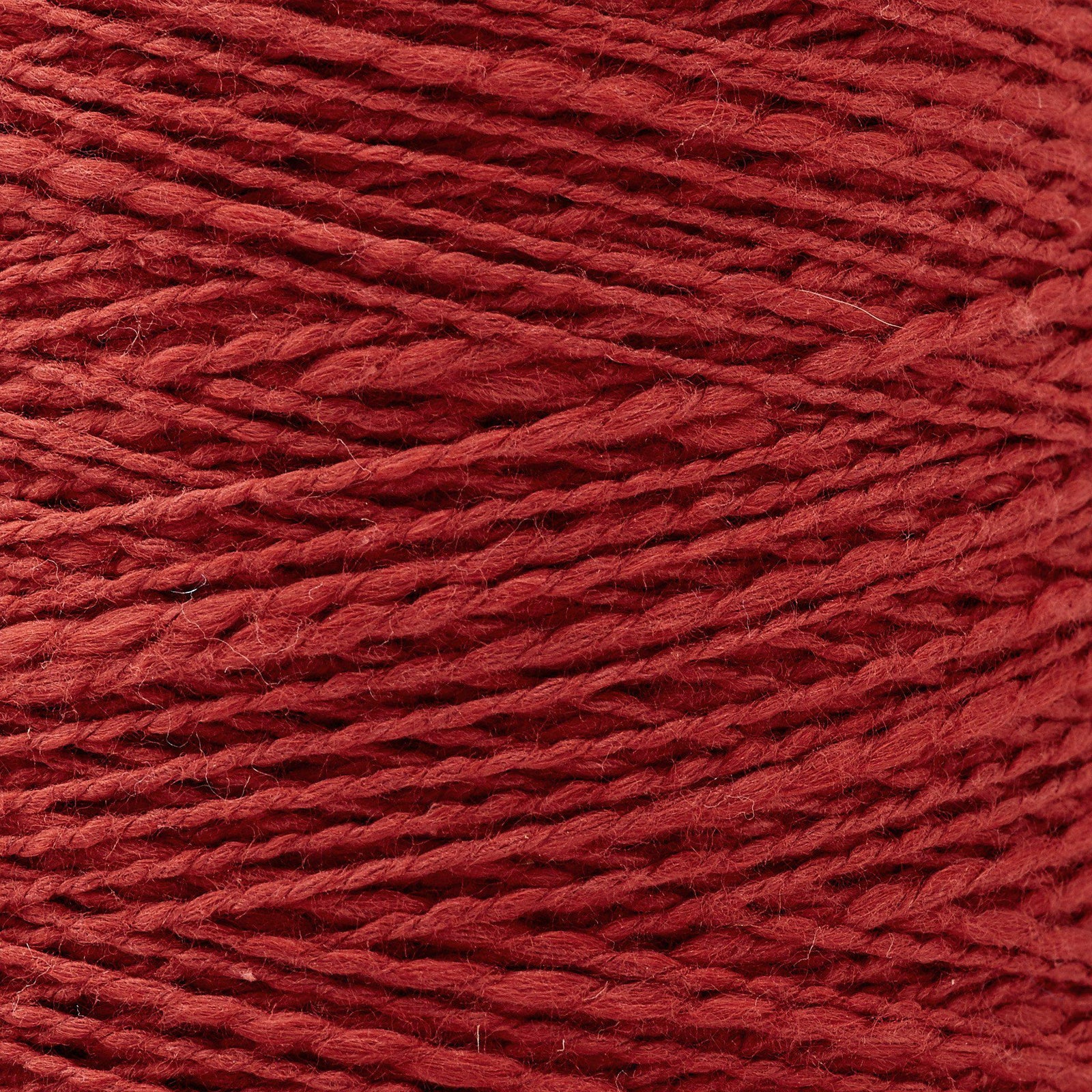 Mallo Cotton Slub Weaving Yarn ~ Brick, bundle_swatch